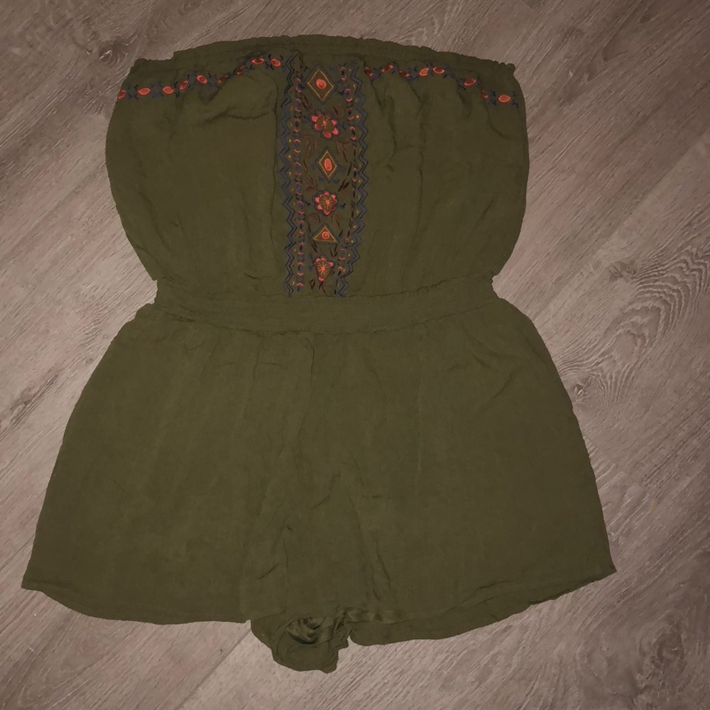 Strapless Romper